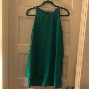 Lila Rose Emerald green High Low Dress